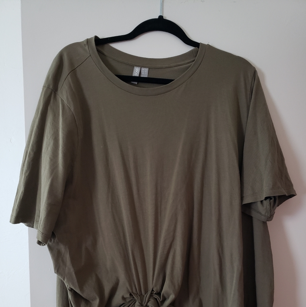 Asymmetrical Knot Waist Top